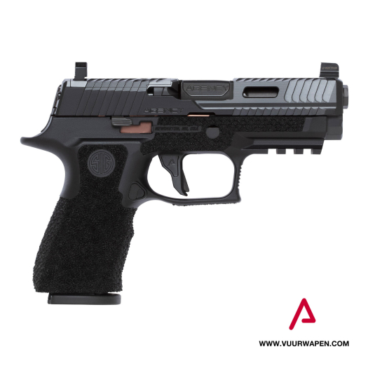 Agency Arms P320 X Carry Peacekeeper 9mm Pistol Premier DLC Barrel Aggressive Carry Stipple Grip