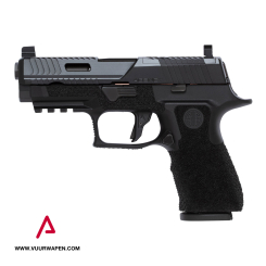Agency Arms P320 X Carry Peacekeeper 9mm Pistol Premier DLC Barrel Aggressive Carry Stipple Grip