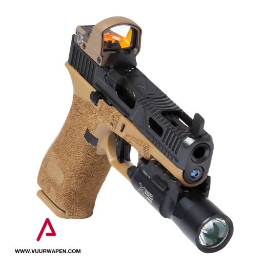 Agency Arms G19X EXA DTF 9mm Pistol Mid Line DLC Barrel With DeltaPoint Pro / X300U-A
