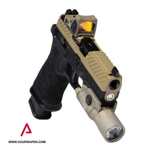Agency Arms P320 X Carry S1 Field 9mm FDE Pistol Mid Line DLC Barrel RM06 X300U-B Magwell +5 Basepad