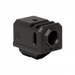Agency Arms 417 Dual Port Compensator For Glock 17 / 19 Gen 3 Black