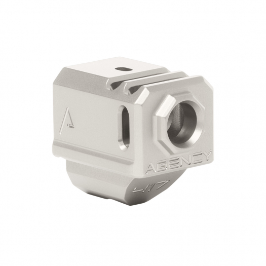 Agency Arms 417 Dual Port Compensator For Glock 17 / 19 Gen 4 Gray