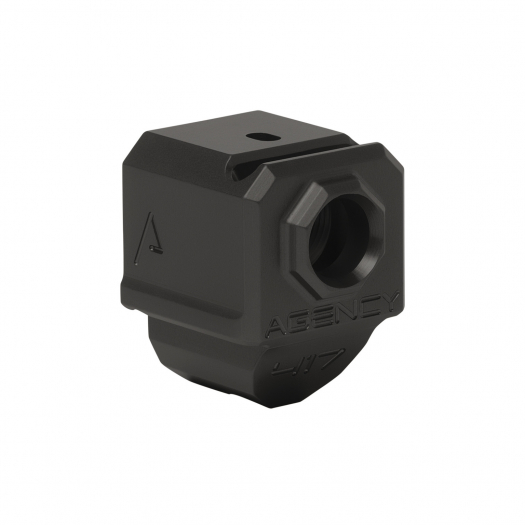 Agency Arms 417S Single Port Compensator For Glock 17 / 19 Gen 4/5 Black