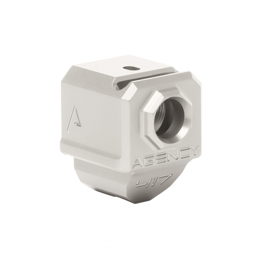 Agency Arms 417S Single Port Compensator For Glock 17 / 19 Gen 4/5 Gray