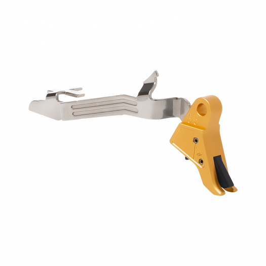 Agency Arms Trigger For Glock 17 19 26 34 Gen 5 Gold/Black