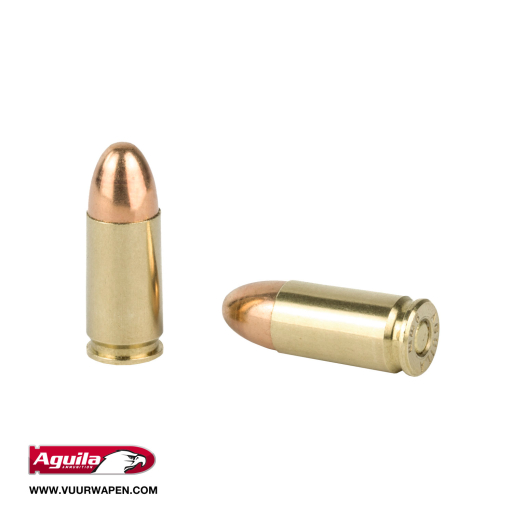 Aguila 9mm 115 GR FMJ Ammo