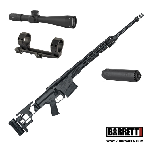 Barrett MRAD 308 Sniper Rifle with Scope and Suppressor