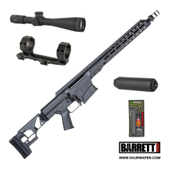 Barrett MRAD 308 Win 17 Rifle with Scope, Suppressor, and Range Kit