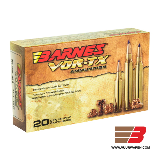 Barnes VOR-TX 300 Win Mag 165 Grain TTSX BT Ammo 21537