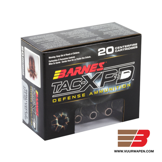 Barnes TAC-XPD 9MM +P 115 GR TAC-XP Ammo
