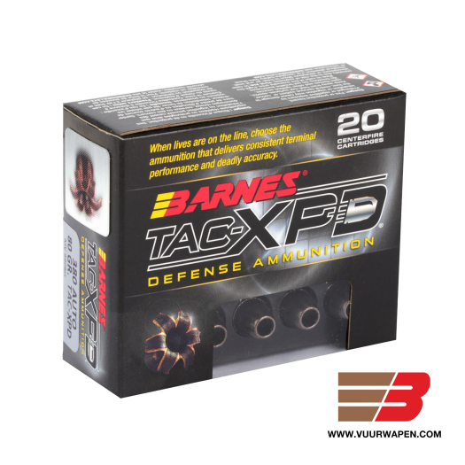 Barnes TAC-XPD 380 ACP 80 GR TAC-XP Ammo