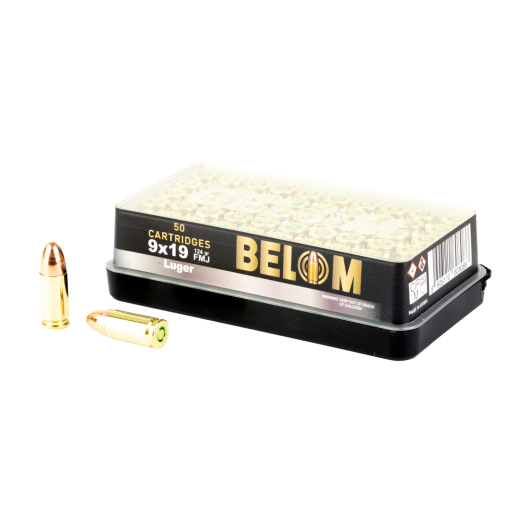 Belom 124gr 9mm FMJ Ammo