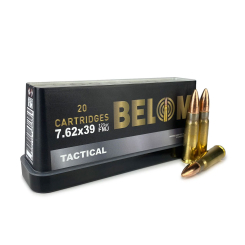Belom Brass Case 7.62x39 123 GR FMJ Ammo