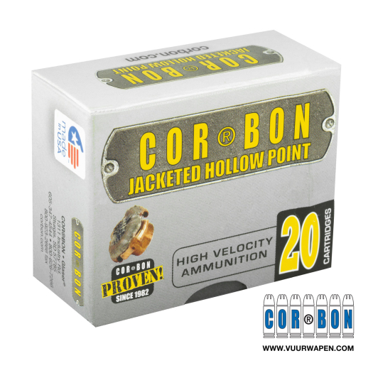 CorBon Original JHP 9mm +P 115 GR Ammo