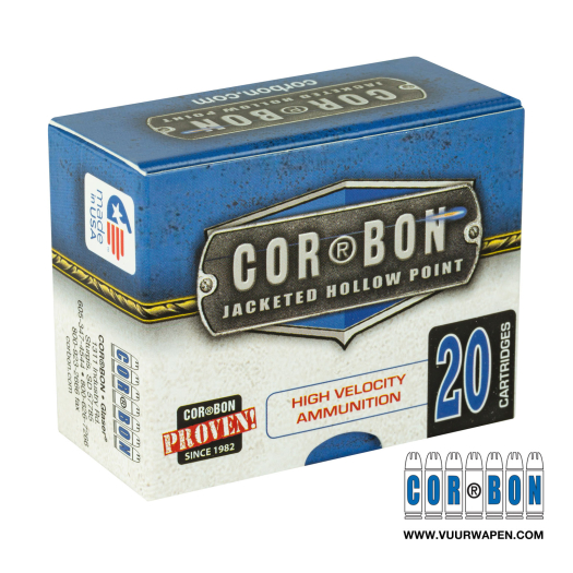 CorBon Original JHP 9mm +P 90 GR Ammo