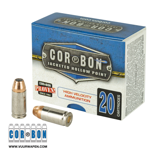 CorBon Original JHP 9mm +P 90 GR Ammo