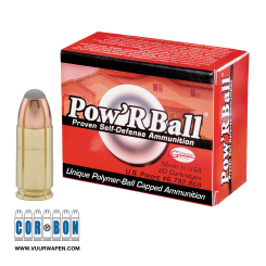 CorBon Powerball 9mm +P 100 GR Ammo