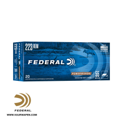Federal Power Shok 223 55 GR JSP Ammo