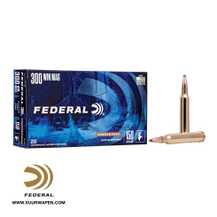 Federal Power Shok 300 Win Mag 150 Grain Soft Point Ammo 300WGS