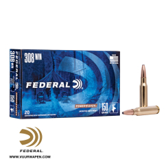 Federal Power Shok 308 Win 150 GR JSP Ammo