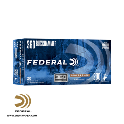 Federal Power Shok 360 Buckhammer 200 GR JSP Ammo