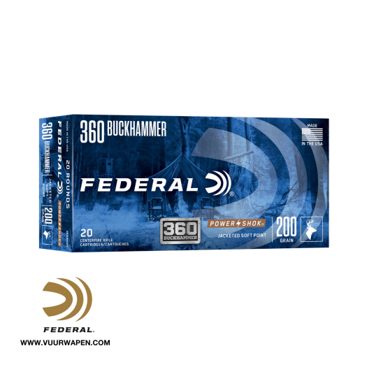 Federal Power Shok 6.5 Creedmoor 140 GR JSP Ammo