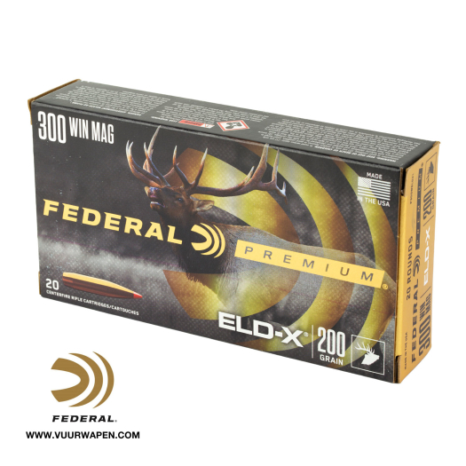 Federal Premium 300 Win Mag 200 Grain ELD X Ammo P300WELDX1