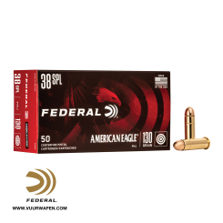 Federal American Eagle 38 Special 130 GR FMJ Ammo