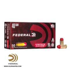 Federal Syntech Range 40 S&W 165 GR TSJ Ammo