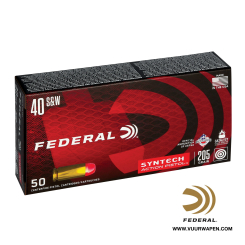 Federal Syntech Range 40 S&W 205 GR TSJ Ammo