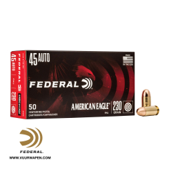 Federal American Eagle 45 ACP 230 GR FMJ Ammo