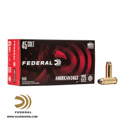 Federal American Eagle 45 Colt 225 GR JSP Ammo