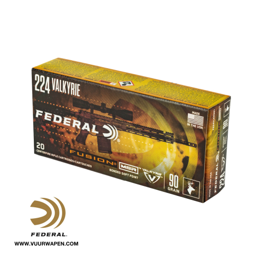 Federal Fusion 224 Valkyrie 90 GR BSP Ammo