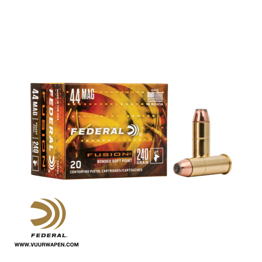 Federal Fusion 44 Mag 240 GR BSP Ammo