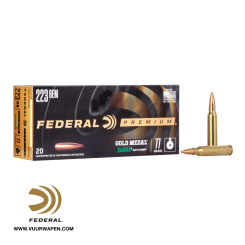 Federal Gold Medal 223 77 GR MatchKing HP-BT Ammo