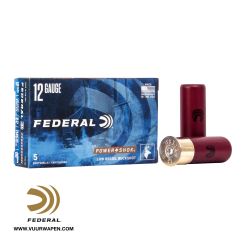 Federal Power Shok 12 Gauge 2 3/4 Low Recoil 00 Buckshot