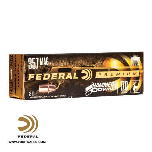 Federal HammerDown 357 Magnum 170 GR BHP Ammo