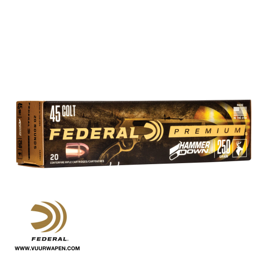 Federal HammerDown 45 Long Colt 250 GR BHP Ammo