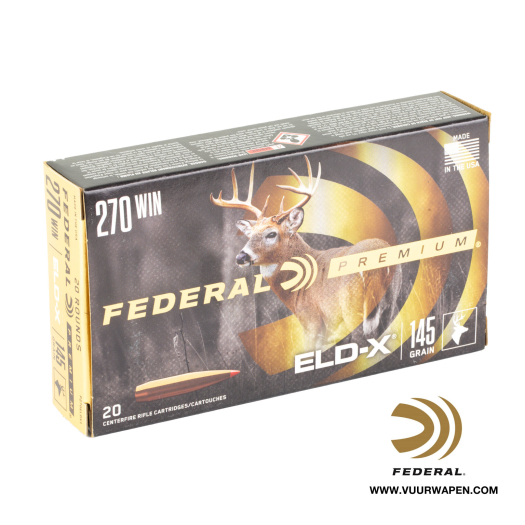 Federal Premium ELD-X 270 Win 145 GR Ammo