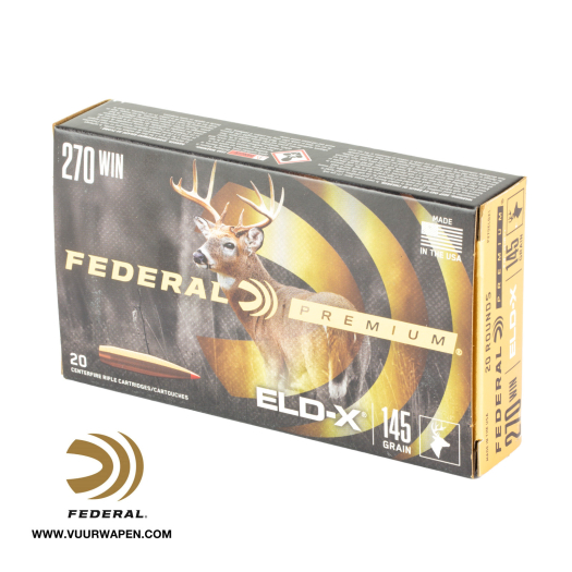 Federal Premium ELD-X 270 Win 145 GR Ammo