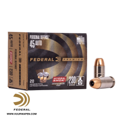 Federal Hydra Shok 45 ACP 230 GR JHP Ammo