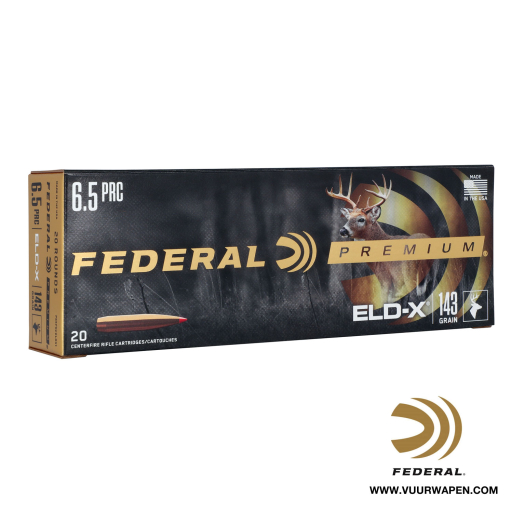 Federal Premium ELD-X 6.5 PRC 143 GR Ammo