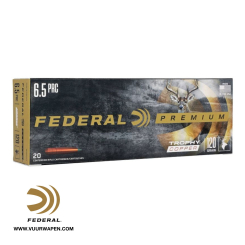 Federal Premium Trophy Copper 6.5 PRC 120 GR Ammo