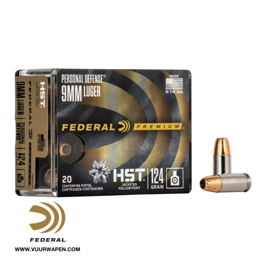 Federal Personal Defense HST 9mm 124 GR Ammo