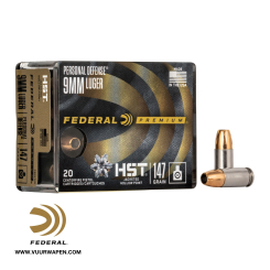 Federal Personal Defense HST 9mm 147 GR Ammo