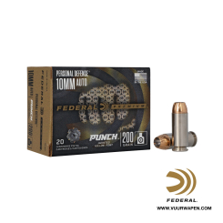 Federal Premium Punch 10mm 200 GR JHP Ammo