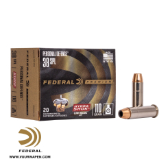 Federal Hydra Shok Low Recoil 38 Special 110 GR JHP Ammo