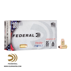 Federal Train + Protect 380 ACP 85 GR VHP Ammo