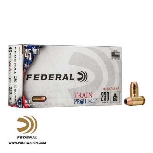 Federal Train + Protect 45 ACP 230 GR VHP Ammo