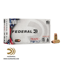 Federal Train + Protect 9mm 115 GR VHP Ammo